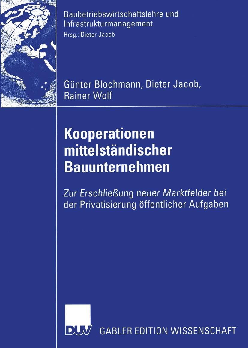 Vorderes Coverbild Kooperationen mittelständischer Bauunternehmen