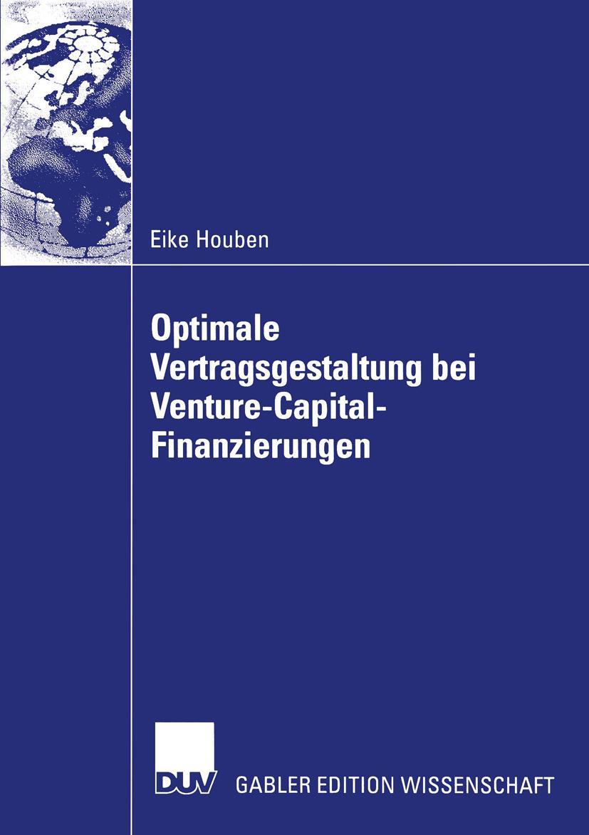 Vorderes Coverbild Optimale Vertragsgestaltung bei Venture-Capital-Finanzierungen