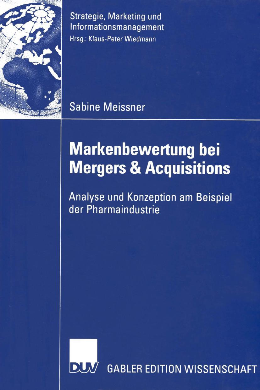 Vorderes Coverbild Markenbewertung bei Mergers & Acquisitions