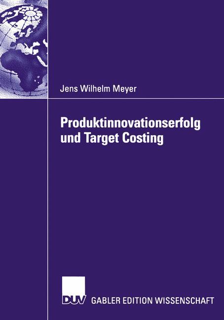Vorderes Coverbild Produktinnovationserfolg und Target Costing