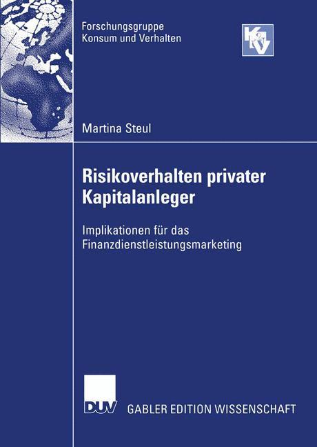 Vorderes Coverbild Risikoverhalten privater Kapitalanleger