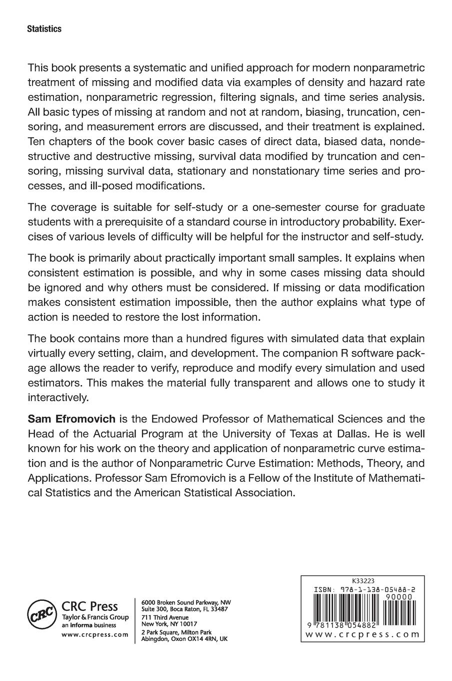 Rückseitencover Missing and Modified Data in Nonparametric Estimation
