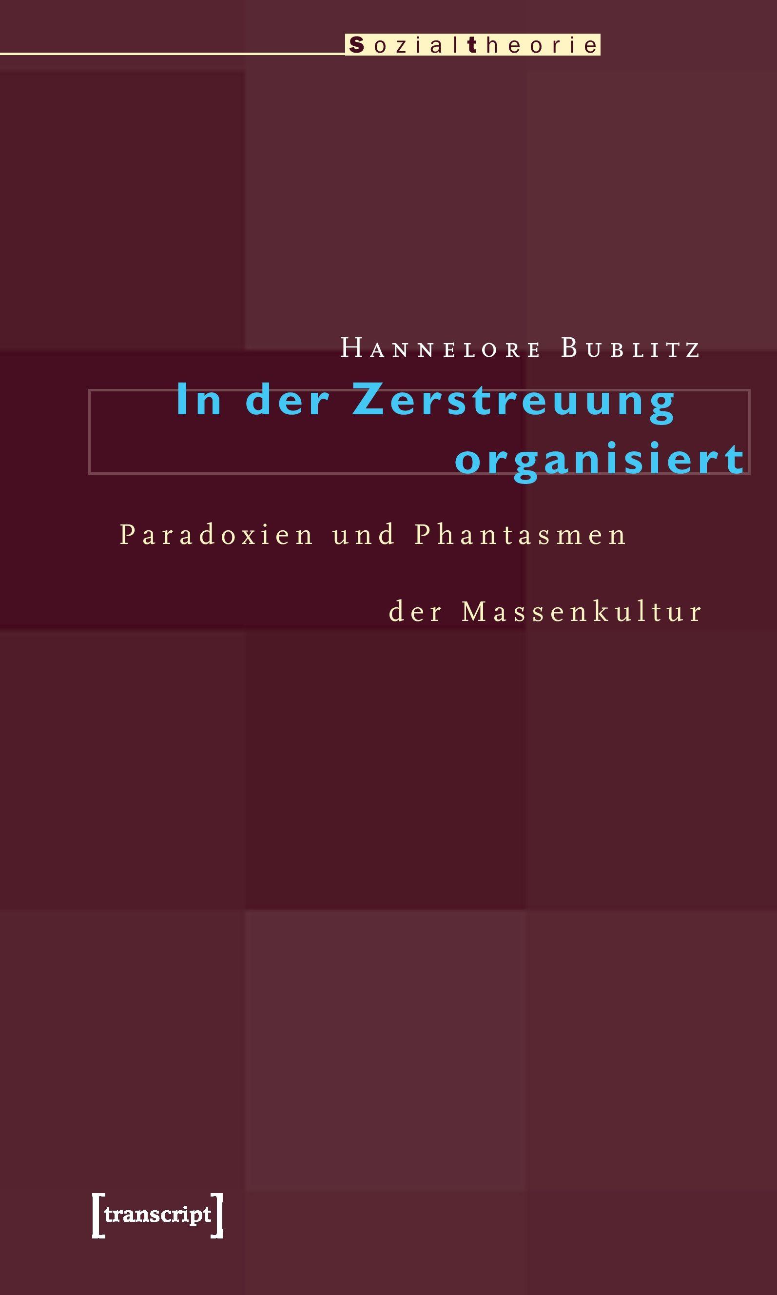 Vorderes Coverbild In der Zerstreuung organisiert