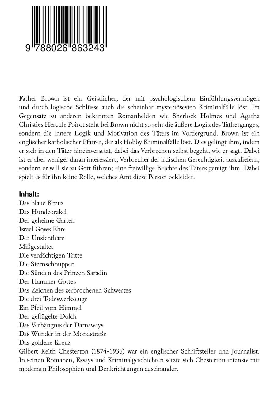 Rückseitencover Father Brown (Gesammelte Krimis)