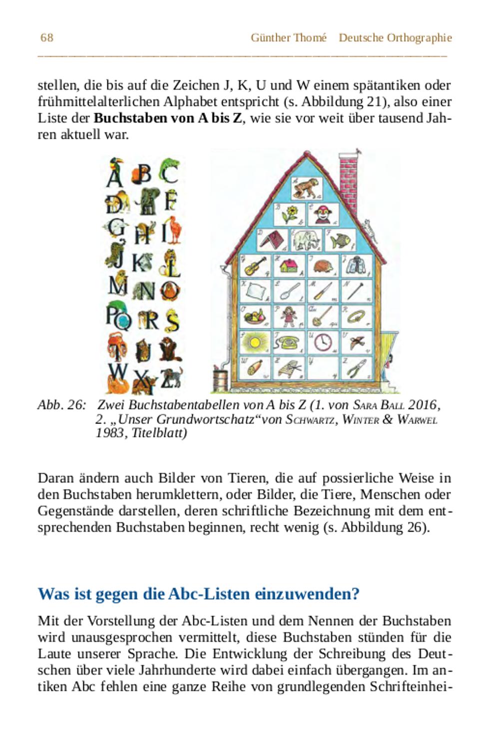 Beispielinhalt (Bild) Deutsche Orthographie