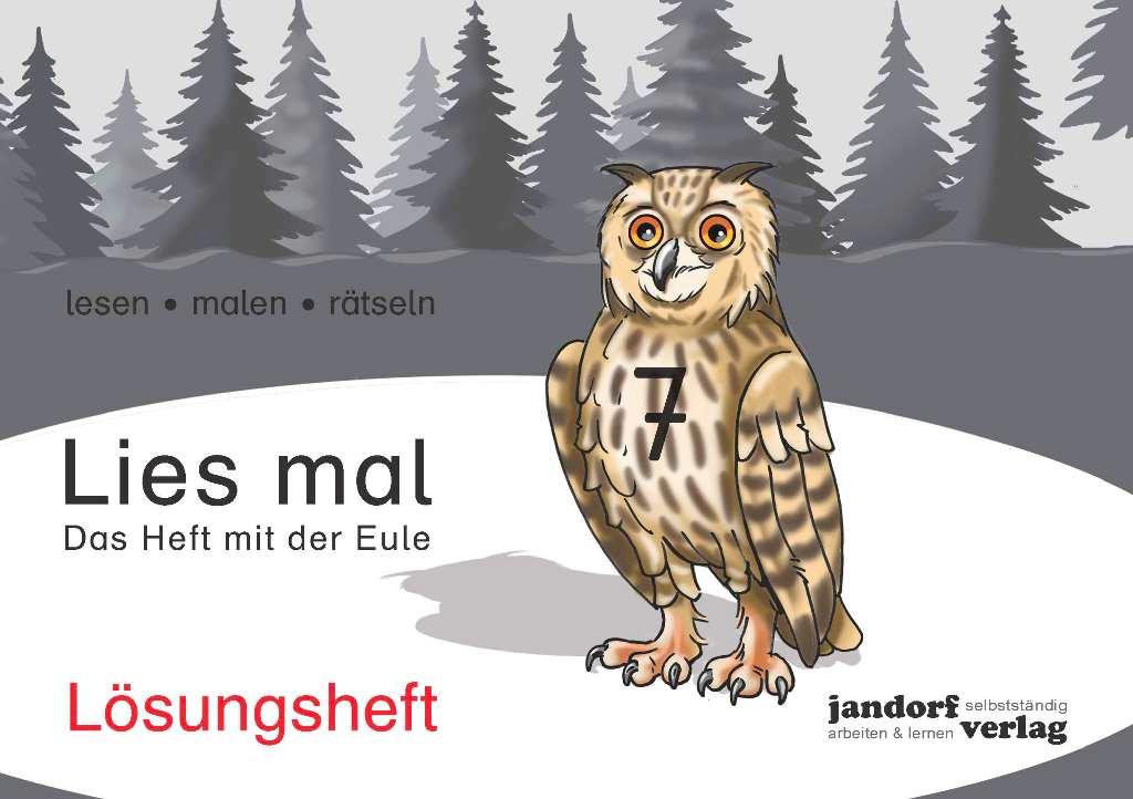 Vorderes Coverbild Lies mal 7 - Das Heft mit der Eule