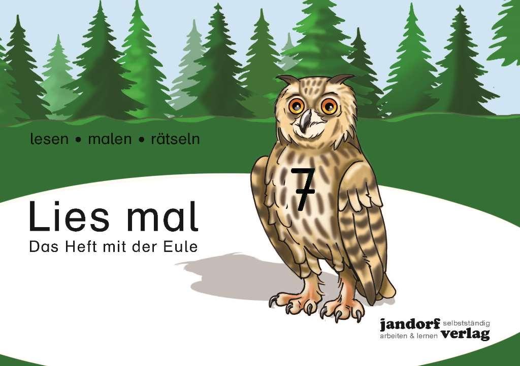 Vorderes Coverbild Lies mal 7 - Das Heft mit der Eule
