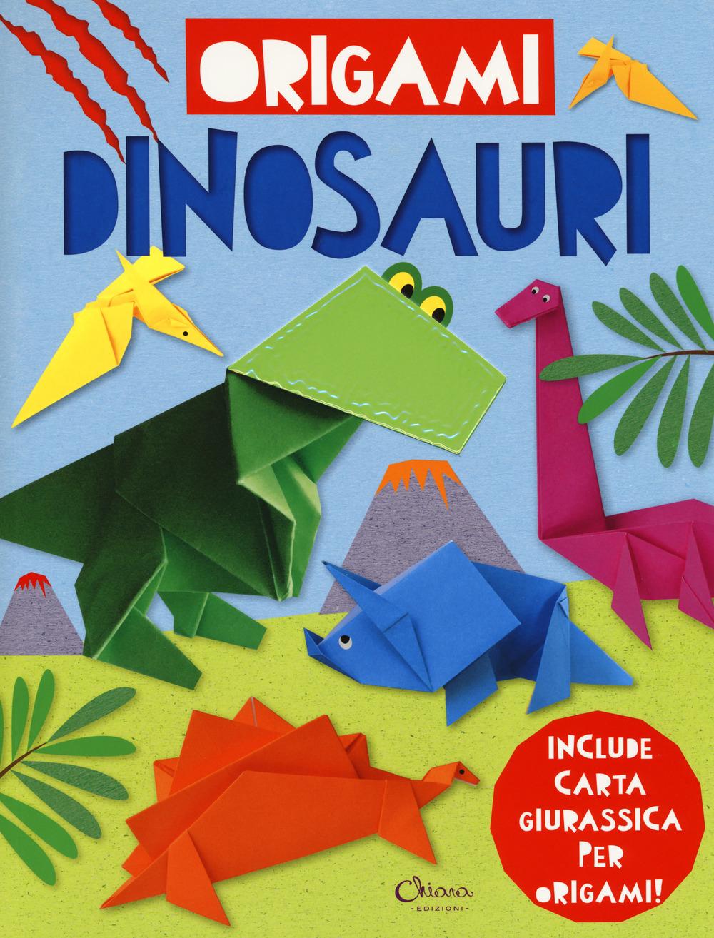 Vorderes Coverbild Dinosauri. Origami