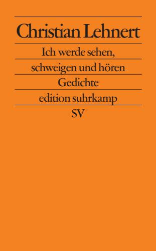 Vorderes Coverbild Ich werde sehen, schweigen und hören