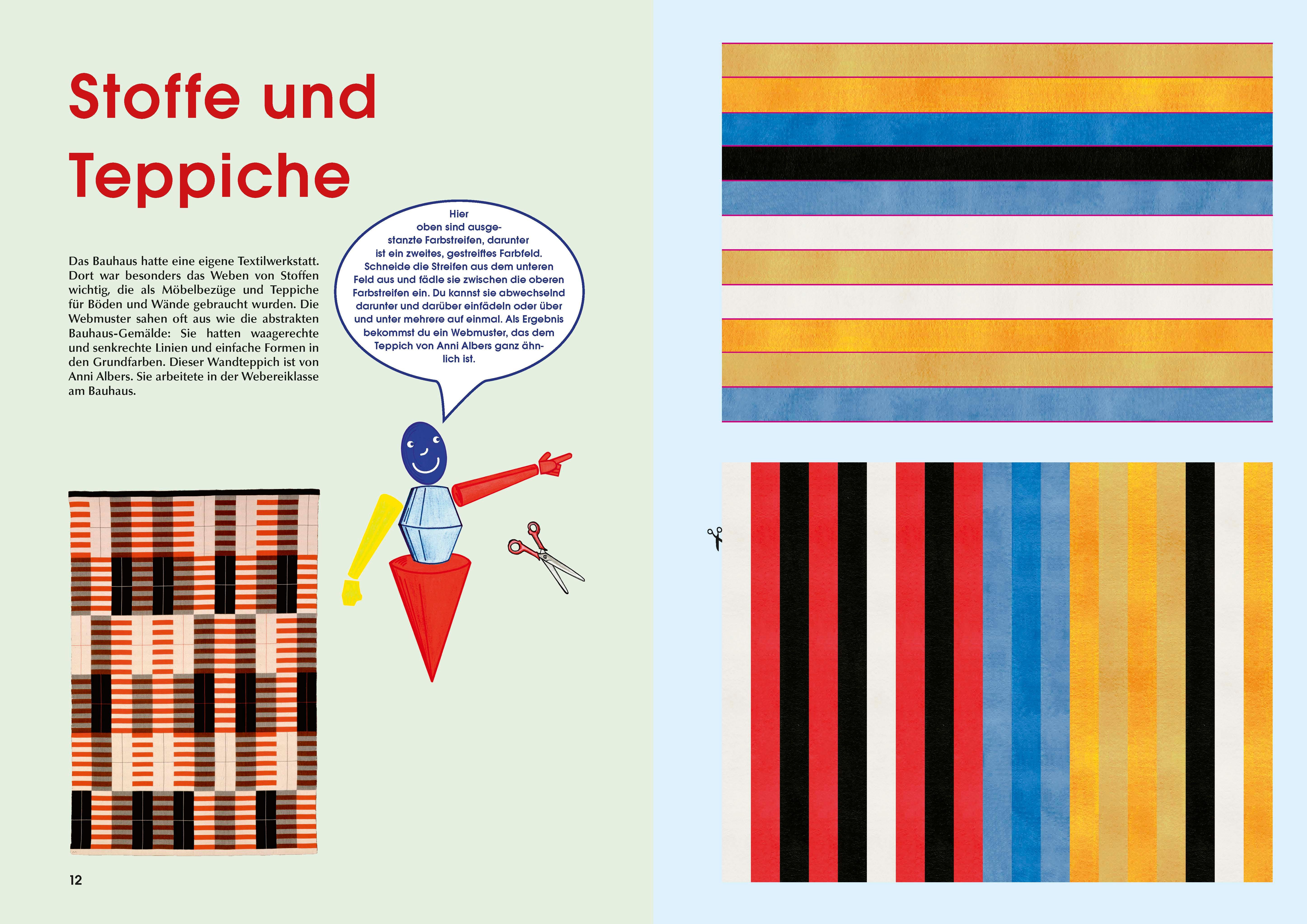 Beispielinhalt (Bild) Bauhaus Spiel- und Bastelbuch
