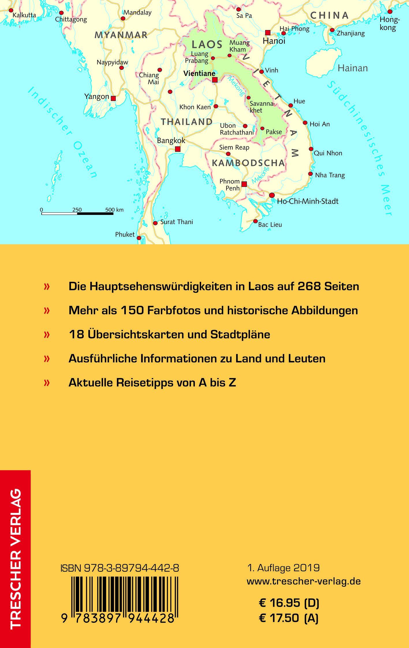 Rückseitencover Reiseführer Laos