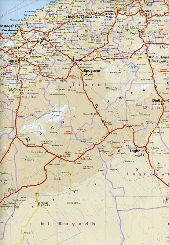 Beispielinhalt (Bild) Algerien, Tunesien 1 :1  700 000