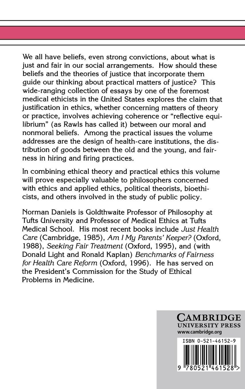 Rückseitencover Justice and Justification