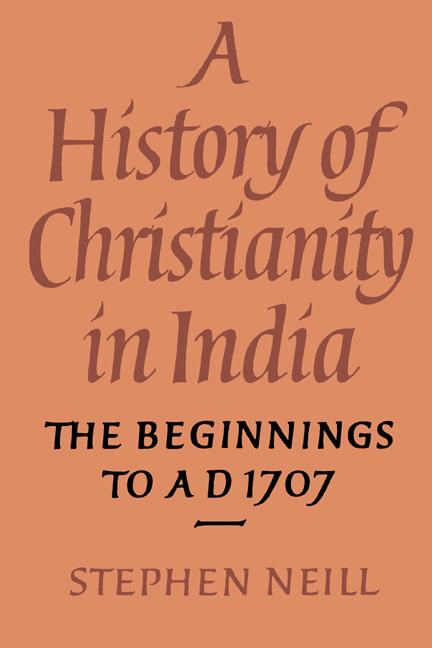 Vorderes Coverbild A History of Christianity in India