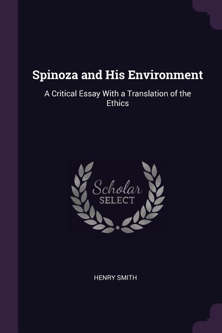 Vorderes Coverbild Spinoza and His Environment