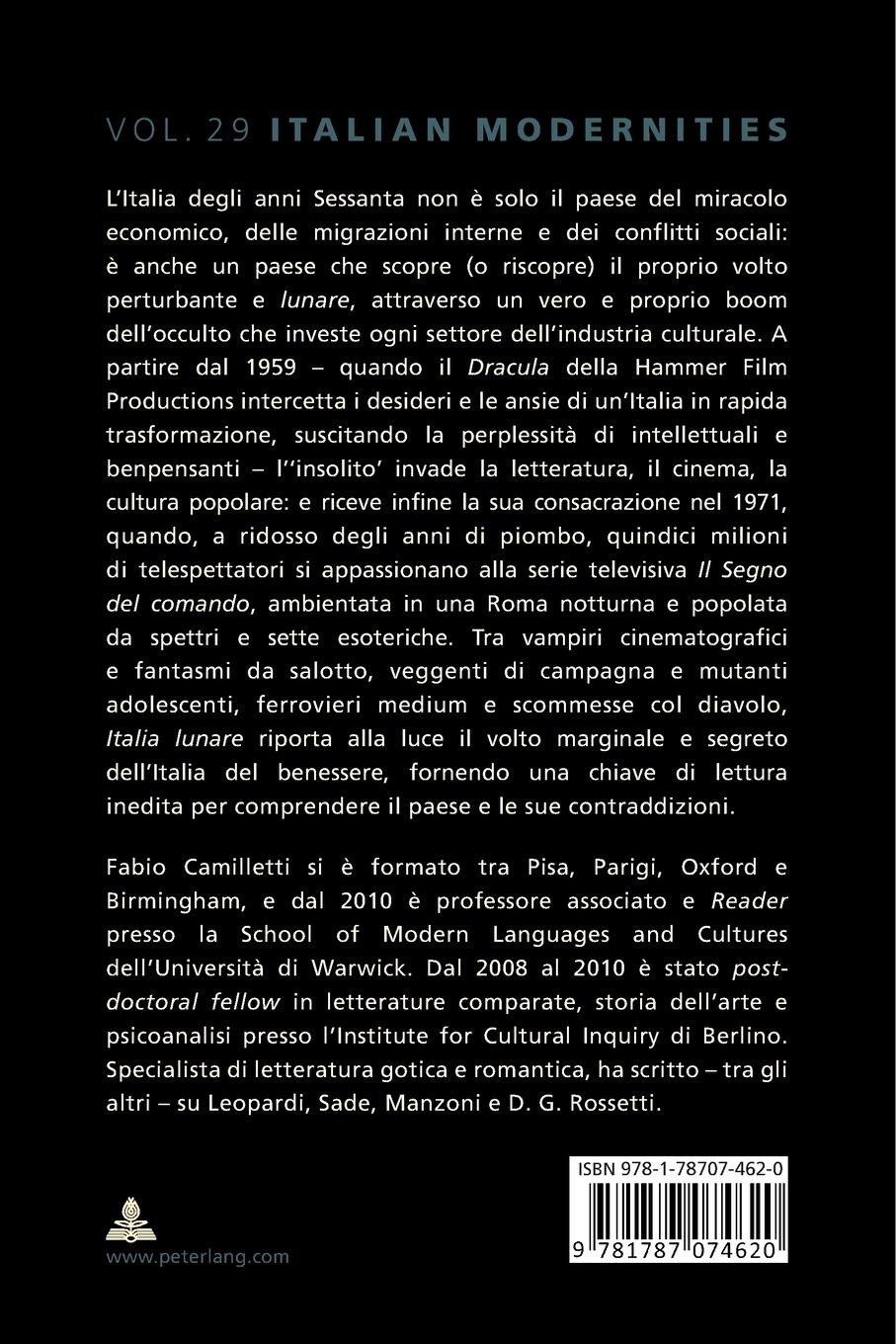 Rückseitencover Italia lunare