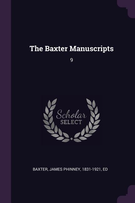 Vorderes Coverbild The Baxter Manuscripts