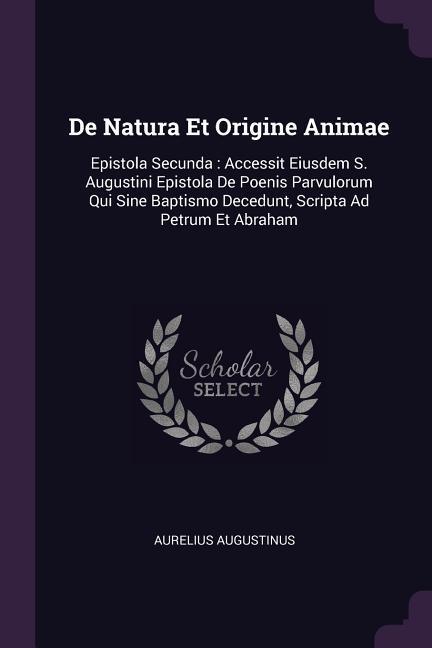Vorderes Coverbild De Natura Et Origine Animae