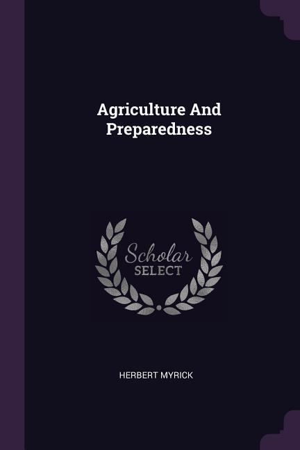 Vorderes Coverbild Agriculture And Preparedness