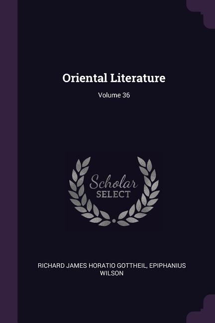 Vorderes Coverbild Oriental Literature; Volume 36