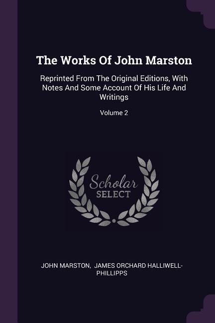 Vorderes Coverbild The Works Of John Marston