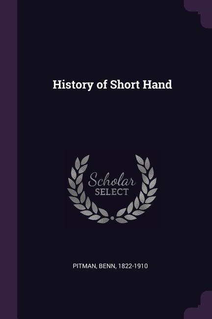 Vorderes Coverbild History of Short Hand
