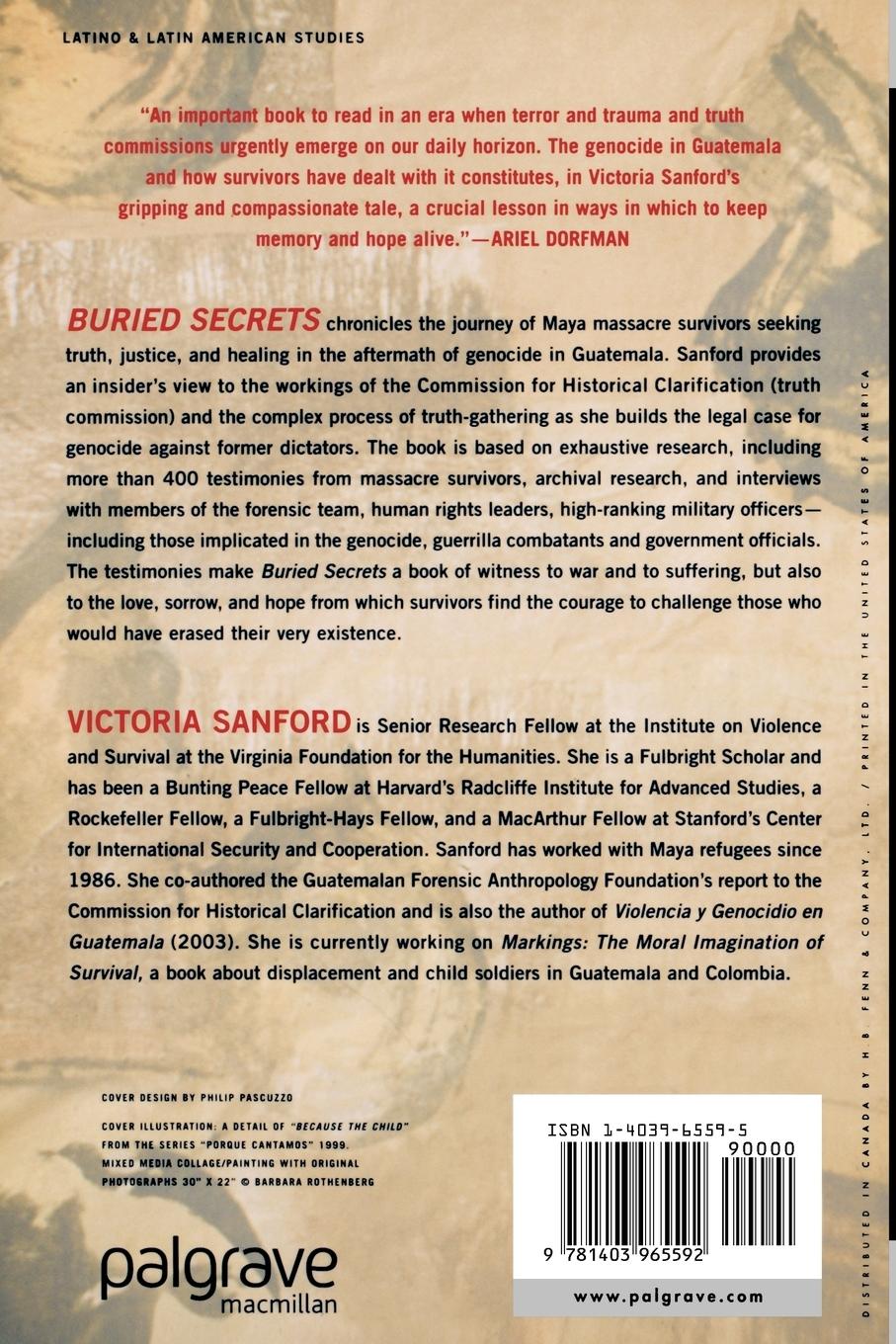 Rückseitencover Buried Secrets