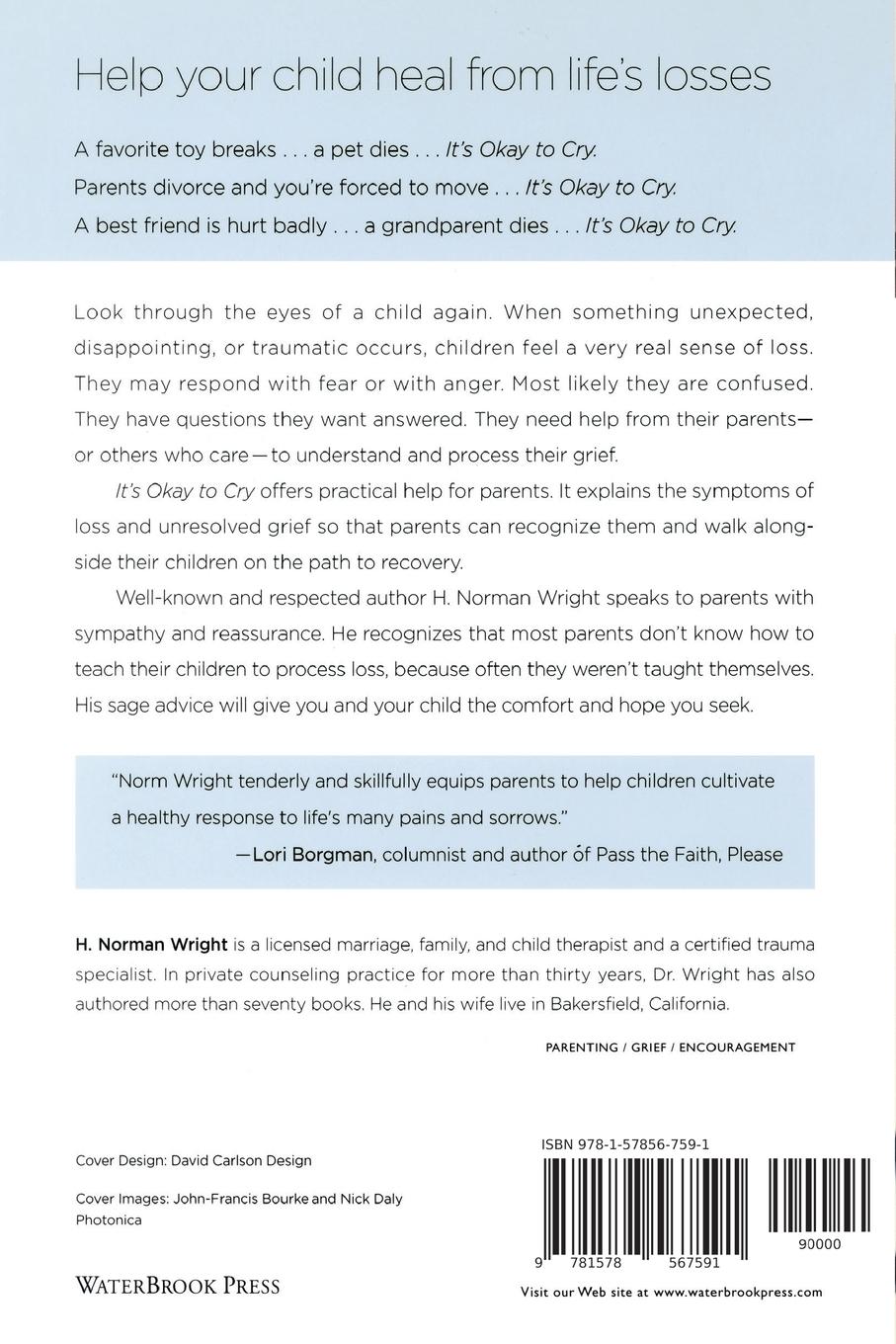 Rückseitencover It's Okay to Cry