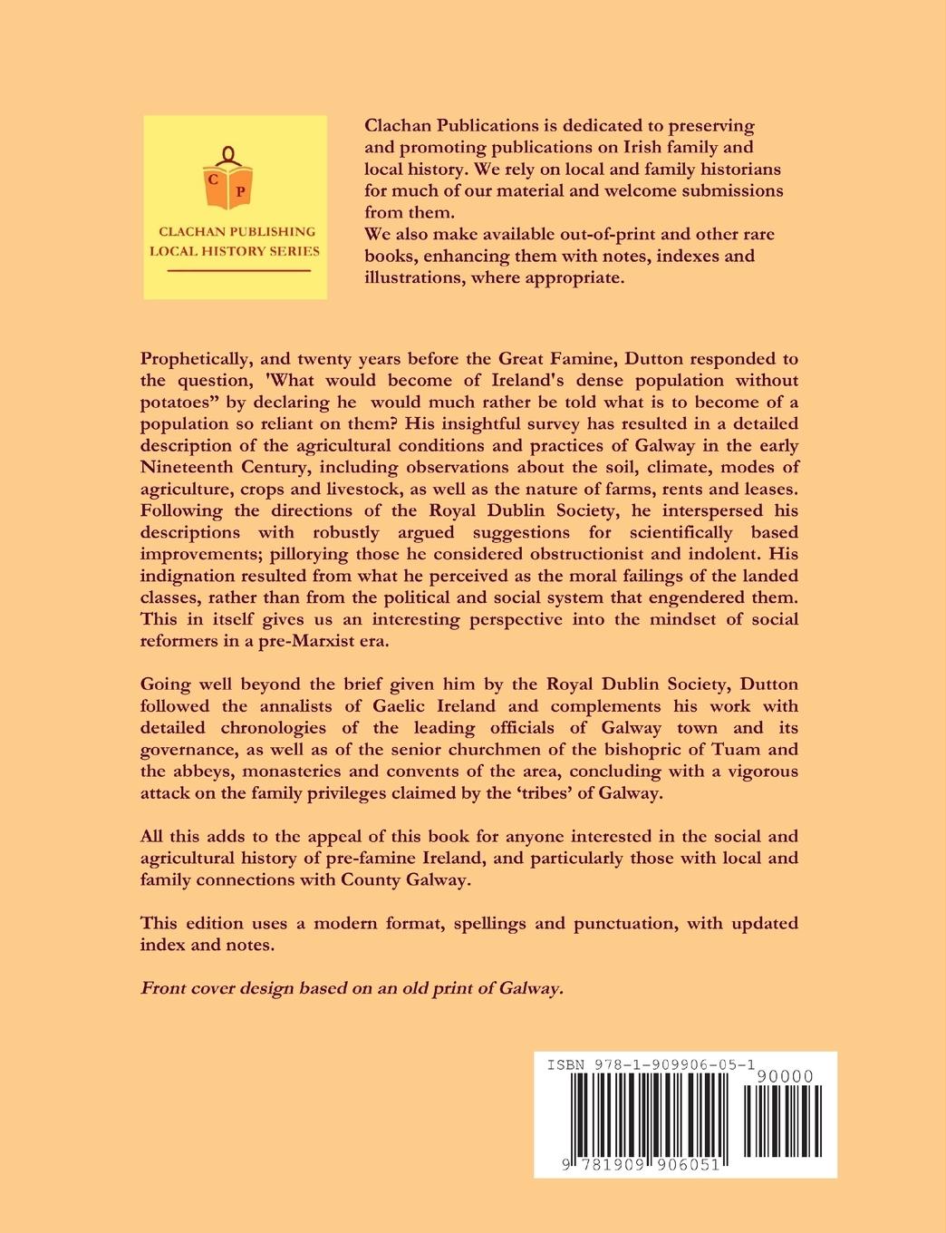 Rückseitencover A Statistical and Agricultural Survey of the County of Galway