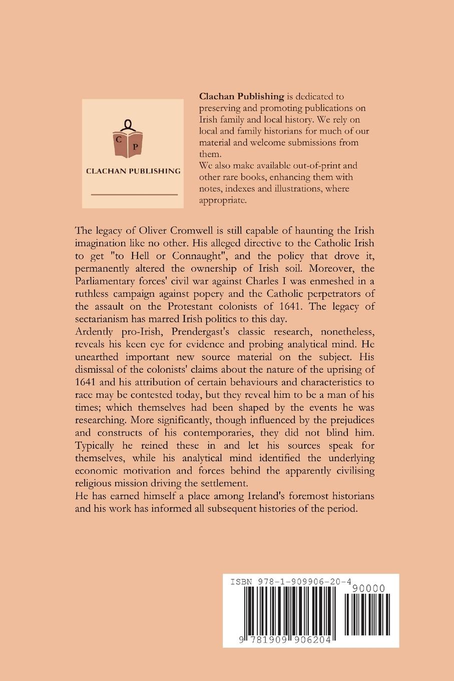 Rückseitencover The Cromwellian Settlement of Ireland