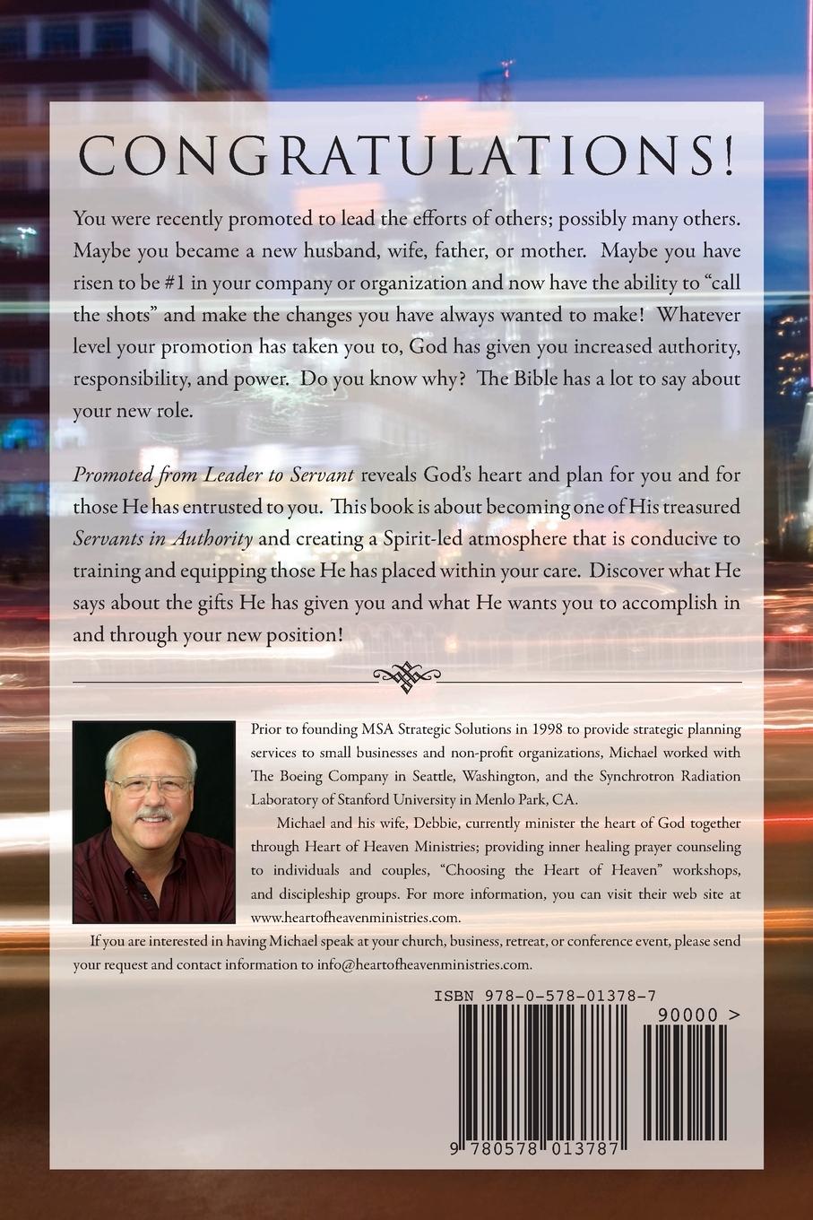 Rückseitencover Promoted From Leader To Servant