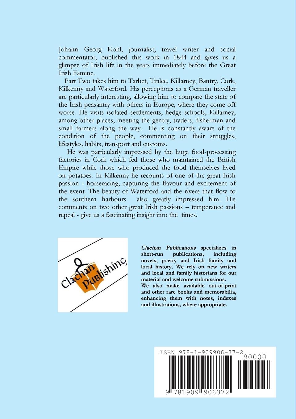 Rückseitencover Travels in Ireland - Part 2