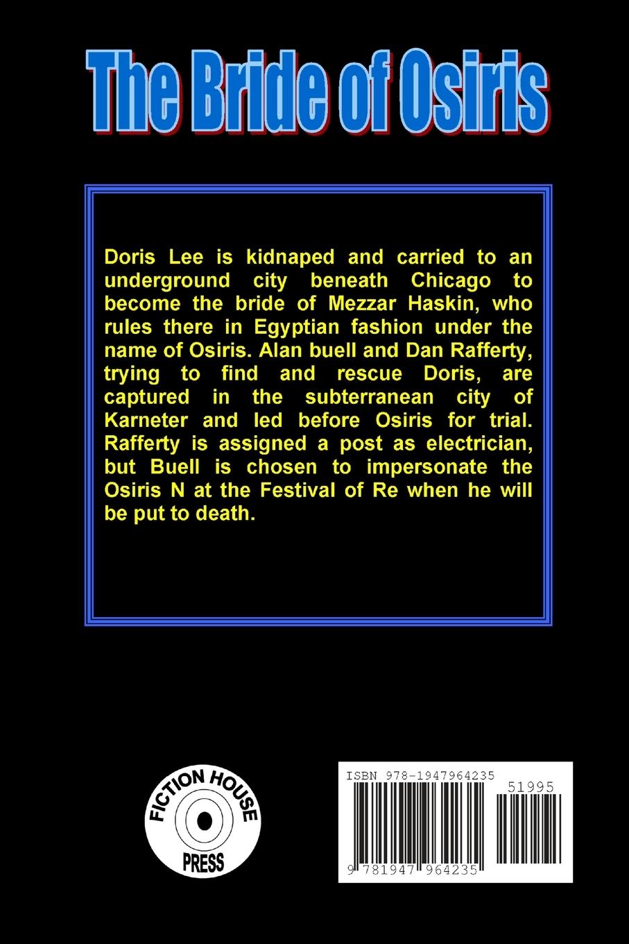 Rückseitencover The Bride of Osiris
