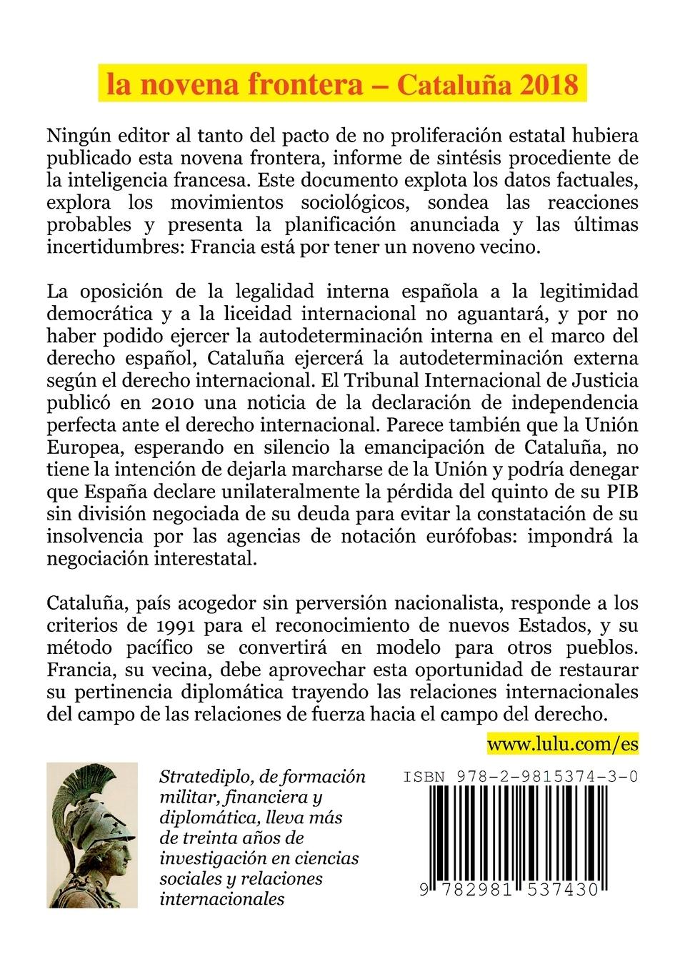 Rückseitencover la novena frontera