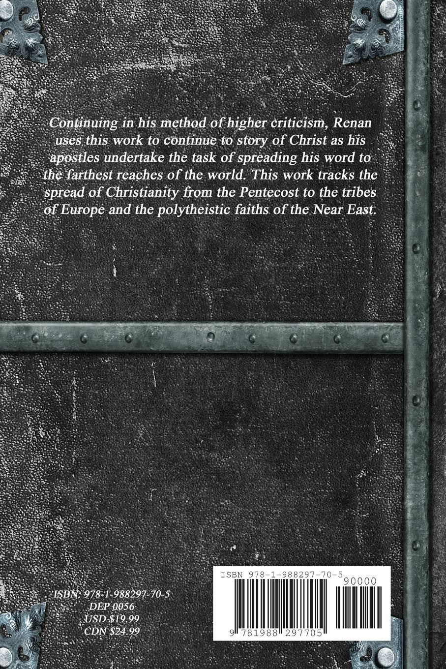 Rückseitencover The History of the Origins of Christianity Book II The Apostles