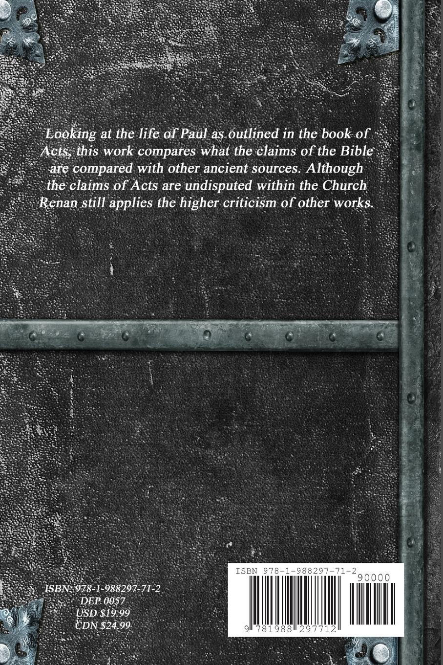 Rückseitencover The History of the Origins of Christianity