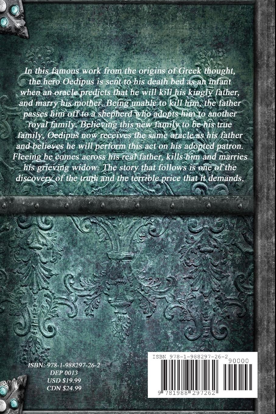 Rückseitencover The Oedipus Legacy
