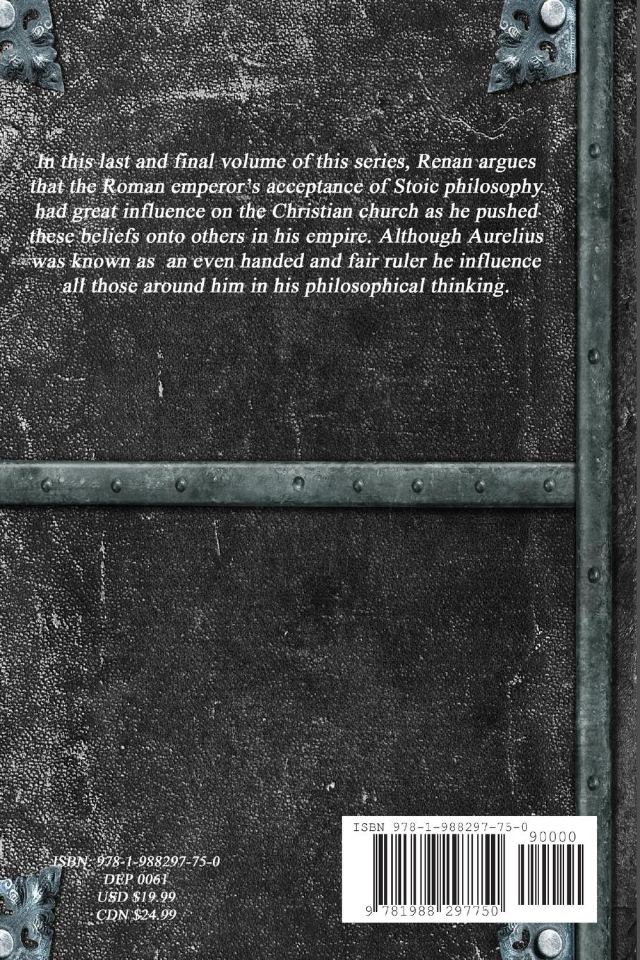 Rückseitencover The History of the Origins of Christianity Book VII - Marcus-Aurelius