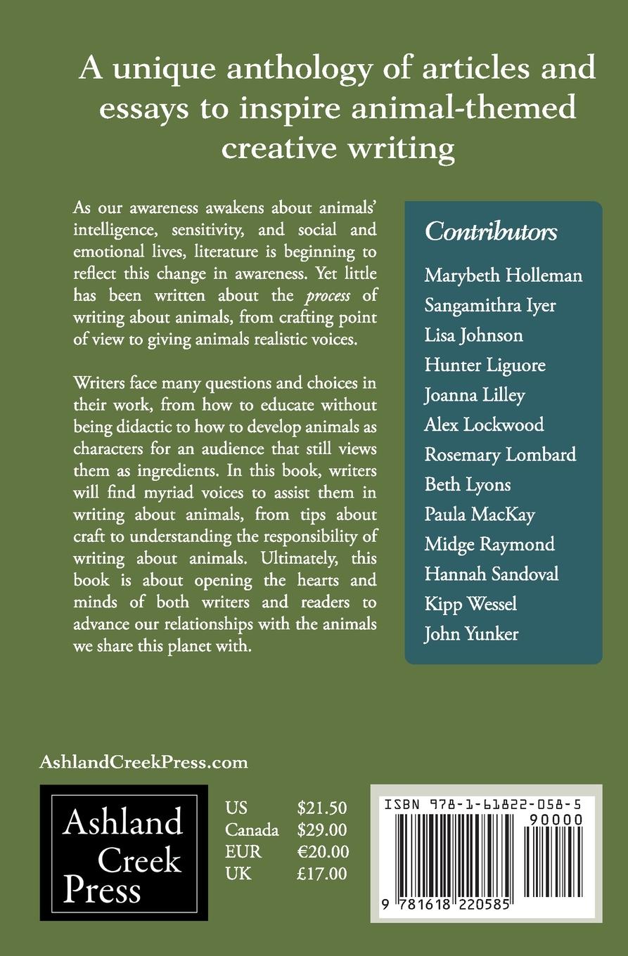 Rückseitencover Writing for Animals