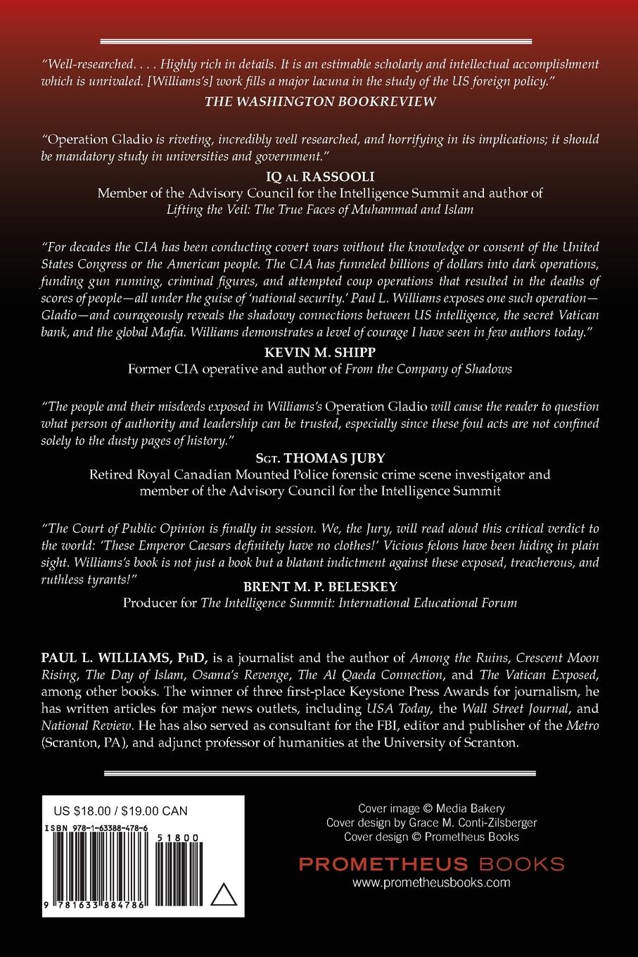 Rückseitencover Operation Gladio