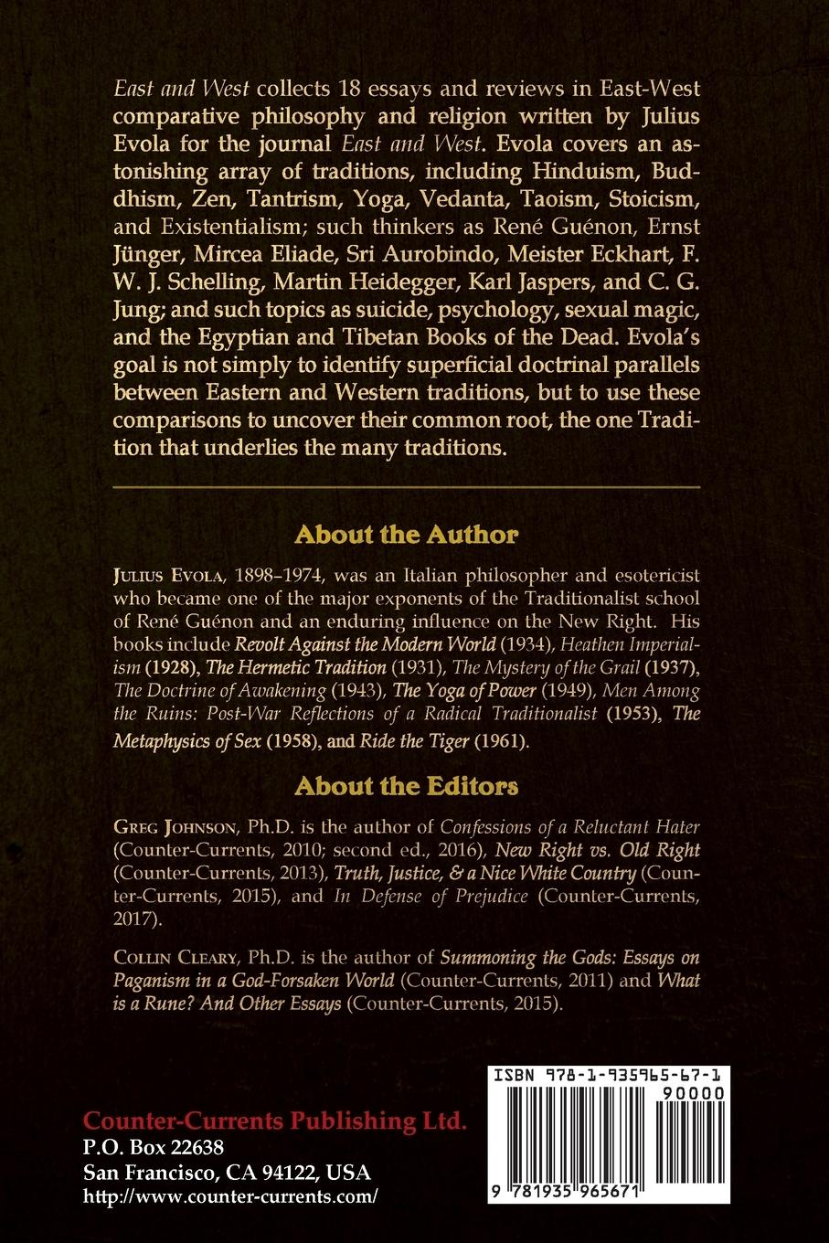 Rückseitencover East and West