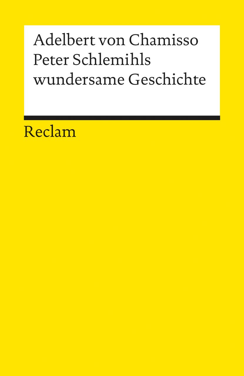 Vorderes Coverbild Peter Schlemihls wundersame Geschichte