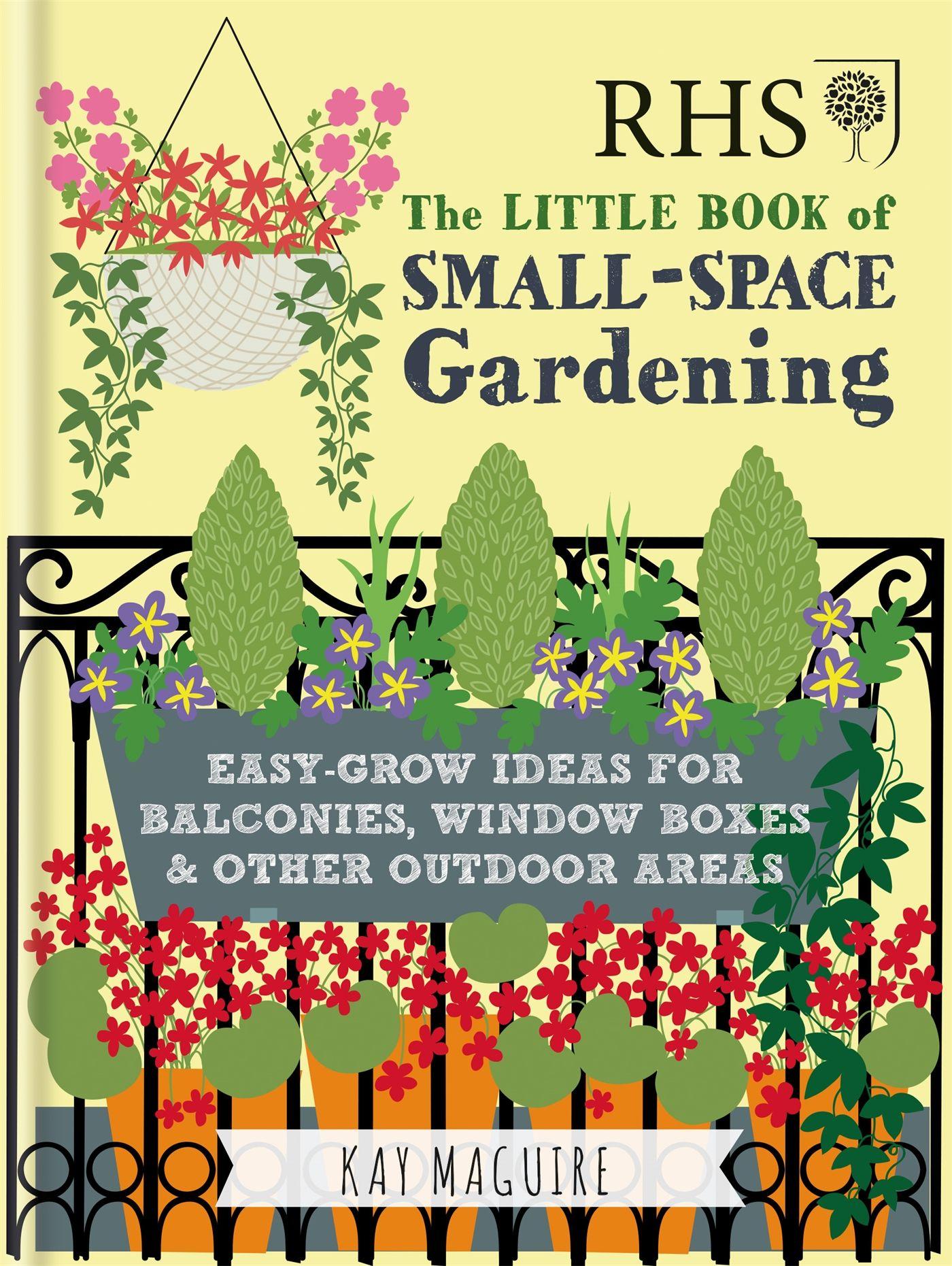 Vorderes Coverbild RHS Little Book of Small-Space Gardening