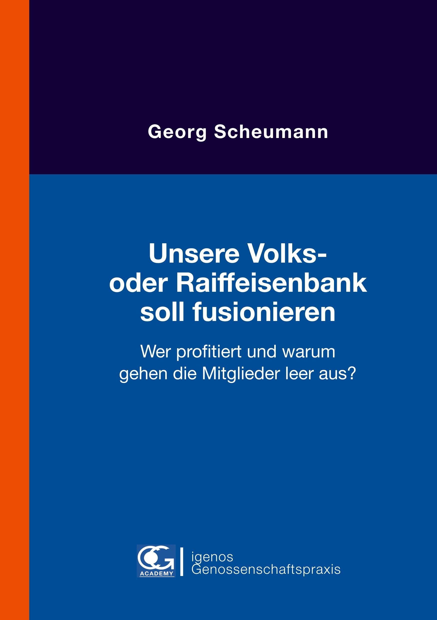 Vorderes Coverbild Unsere Volks- oder Raiffeisenbank soll fusionieren