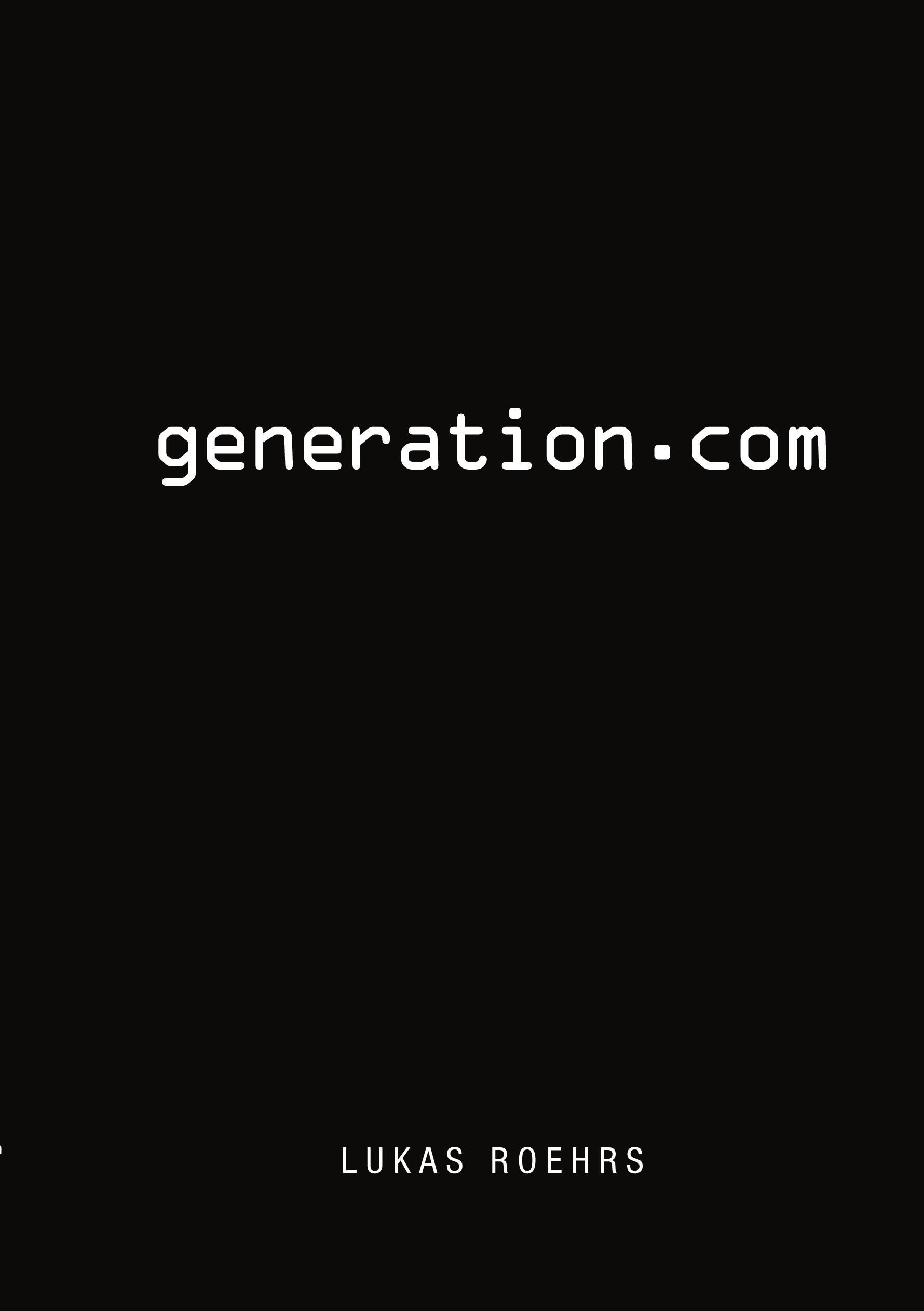 Vorderes Coverbild Generation.com