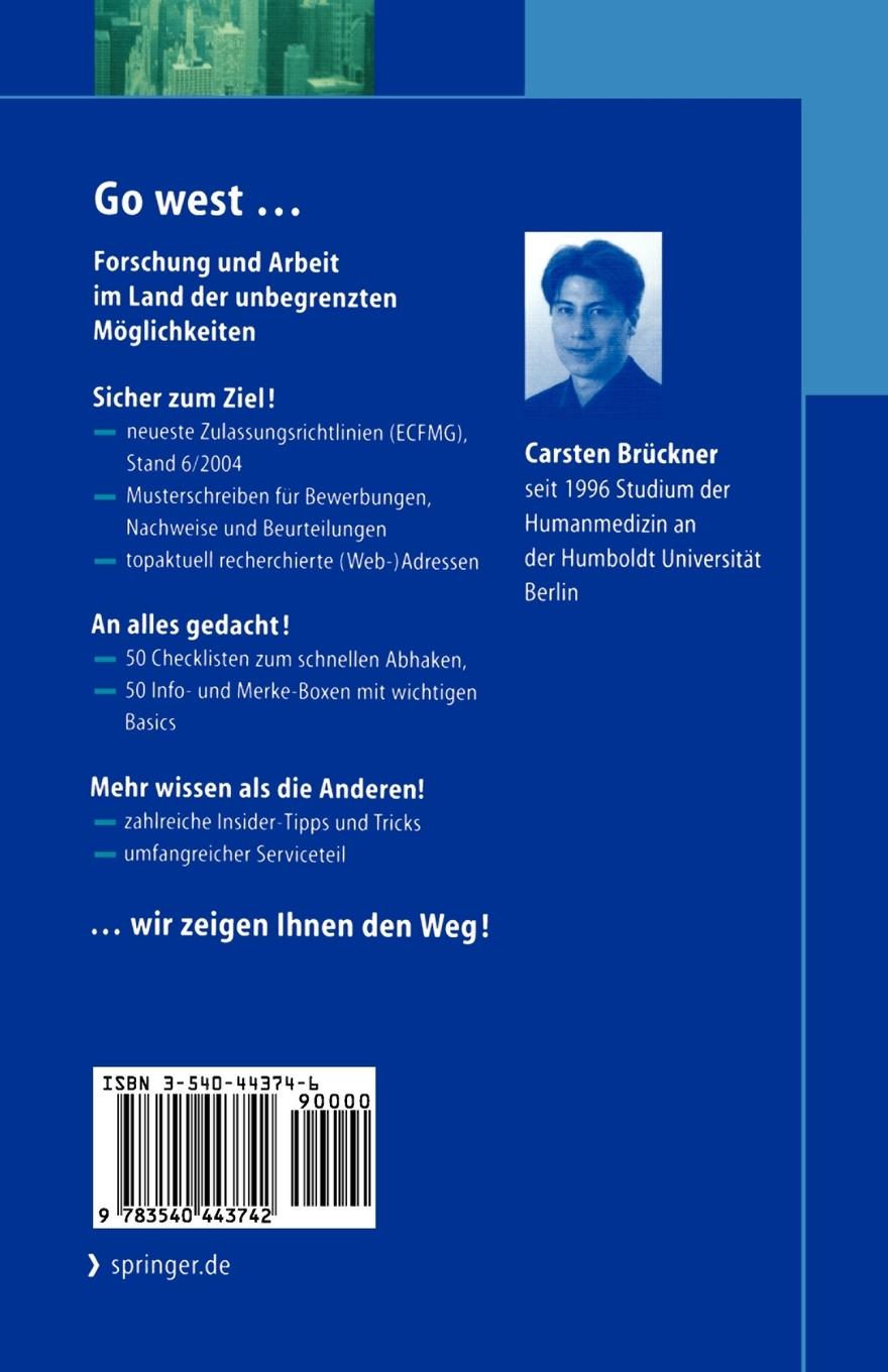 Rückseitencover Medizin in den USA