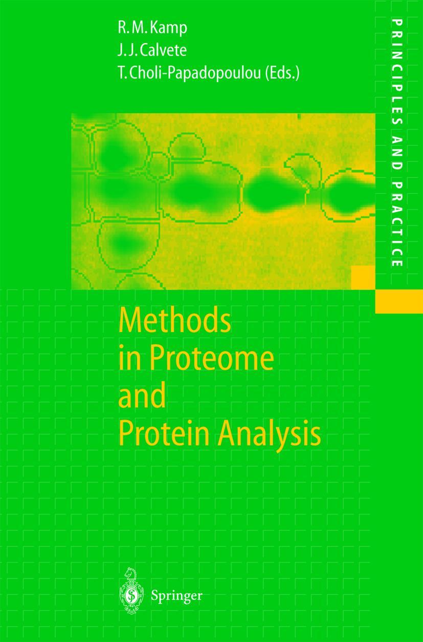 Vorderes Coverbild Methods in Proteome and Protein Analysis