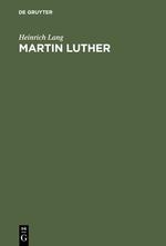 Vorderes Coverbild Martin Luther