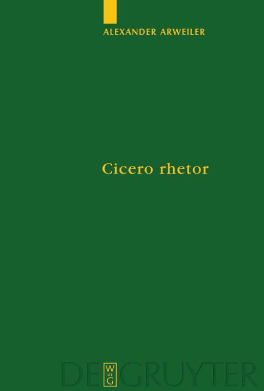 Vorderes Coverbild Cicero rhetor