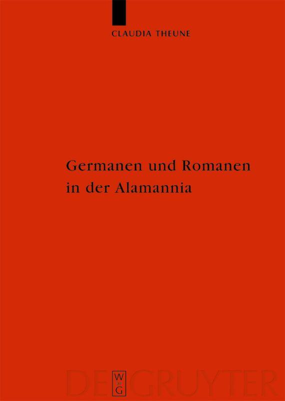 Vorderes Coverbild Germanen und Romanen in der Alamannia